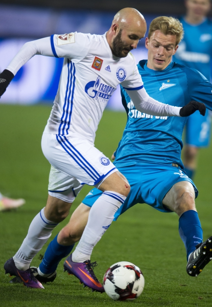 РОСГОССТРАХ-Чемпионат России 2016/17, 11-й тур, «Зенит» — «Оренбург»