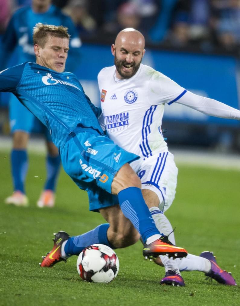 РОСГОССТРАХ-Чемпионат России 2016/17, 11-й тур, «Зенит» — «Оренбург»