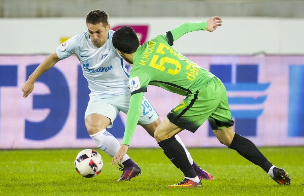 Кубок России 2016/17, 1/8 финала, «Анжи» — «Зенит»