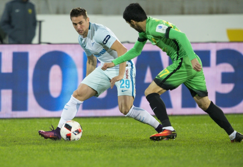 Кубок России 2016/17, 1/8 финала, «Анжи» — «Зенит»