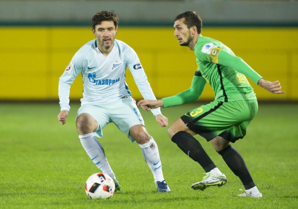Кубок России 2016/17, 1/8 финала, «Анжи» — «Зенит»