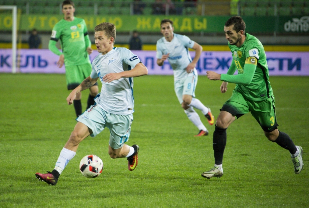 Кубок России 2016/17, 1/8 финала, «Анжи» — «Зенит»