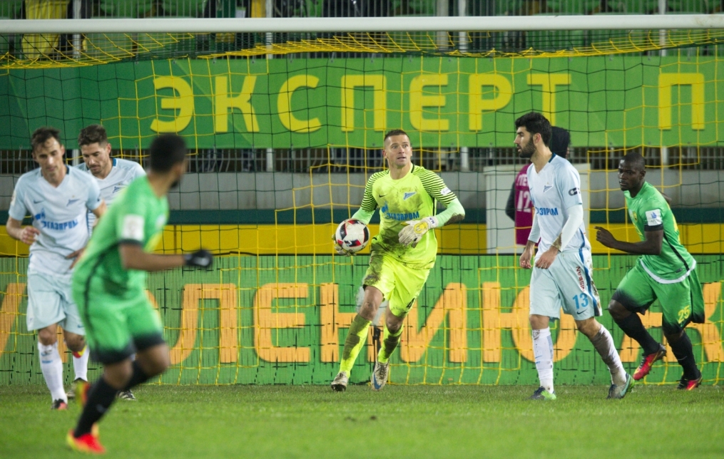 Кубок России 2016/17, 1/8 финала, «Анжи» — «Зенит»