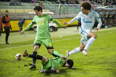 Кубок России 2016/17, 1/8 финала, «Анжи» — «Зенит»