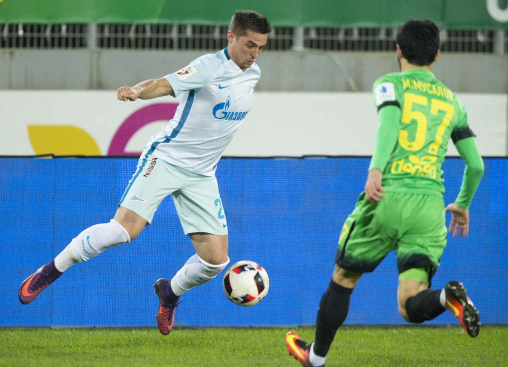 Кубок России 2016/17, 1/8 финала, «Анжи» — «Зенит»