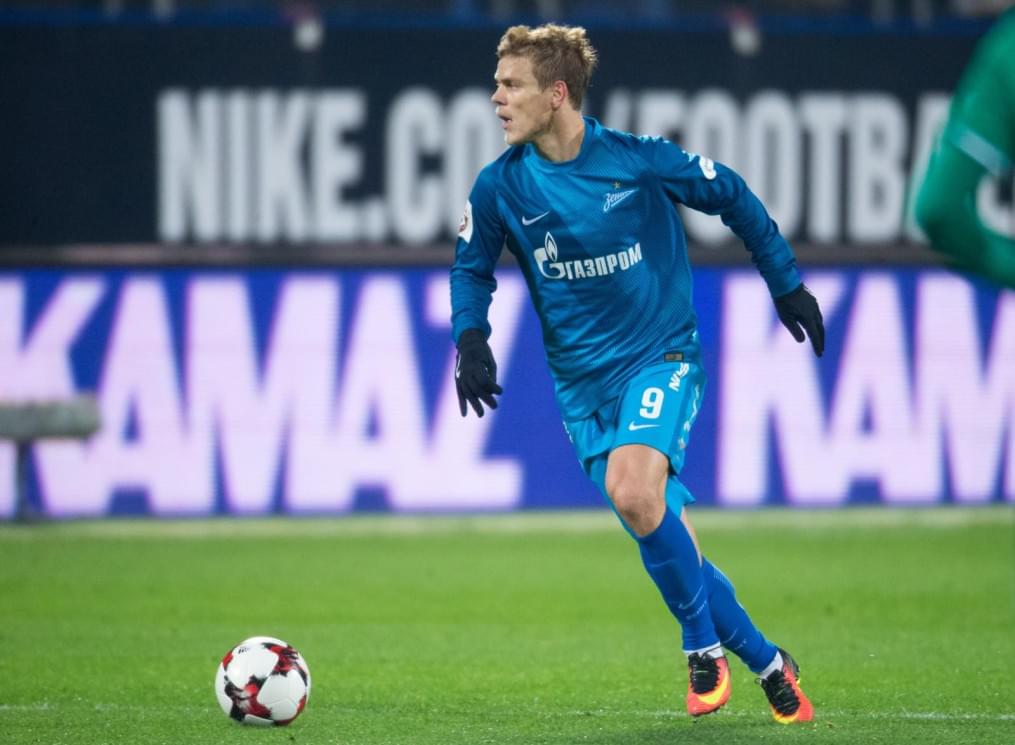 РОСГОССТРАХ-Чемпионат России 2016/17, 12 тур, «Зенит» — «Томь»