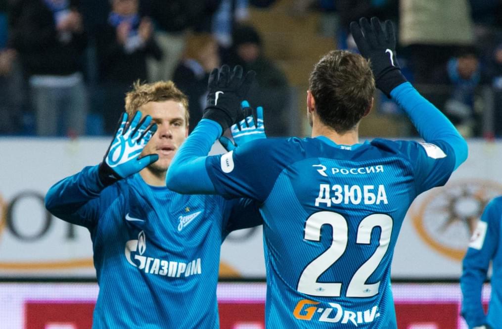 РОСГОССТРАХ-Чемпионат России 2016/17, 12 тур, «Зенит» — «Томь»
