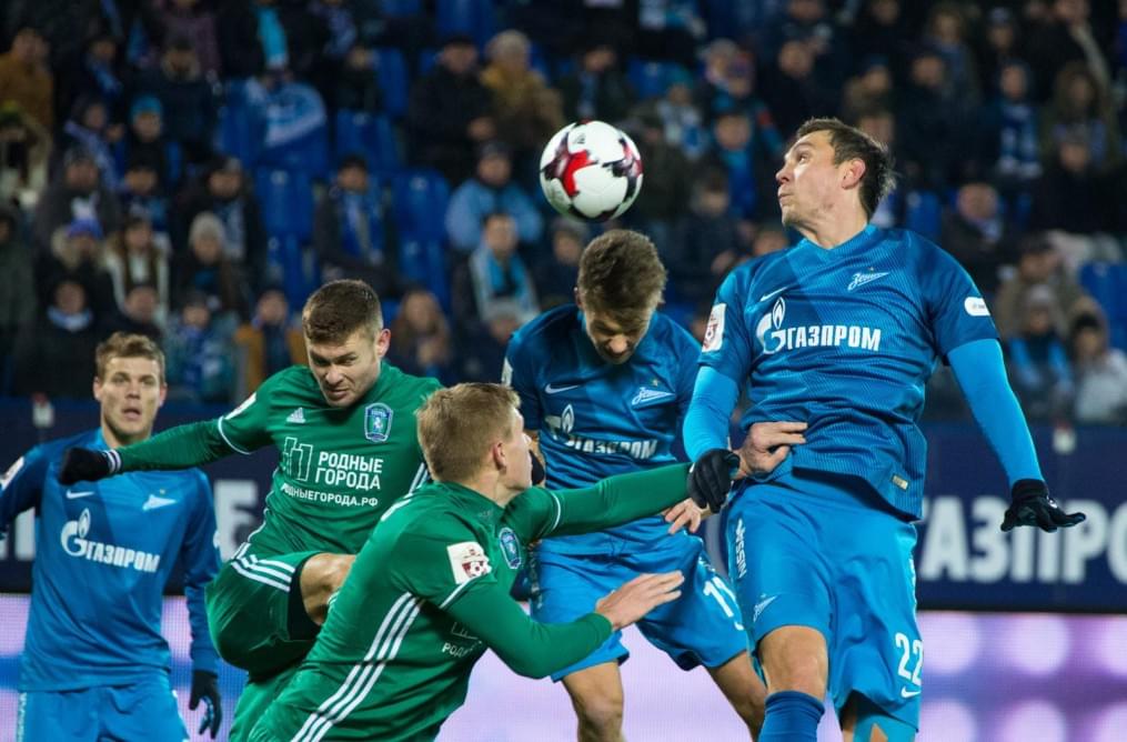 РОСГОССТРАХ-Чемпионат России 2016/17, 12 тур, «Зенит» — «Томь»