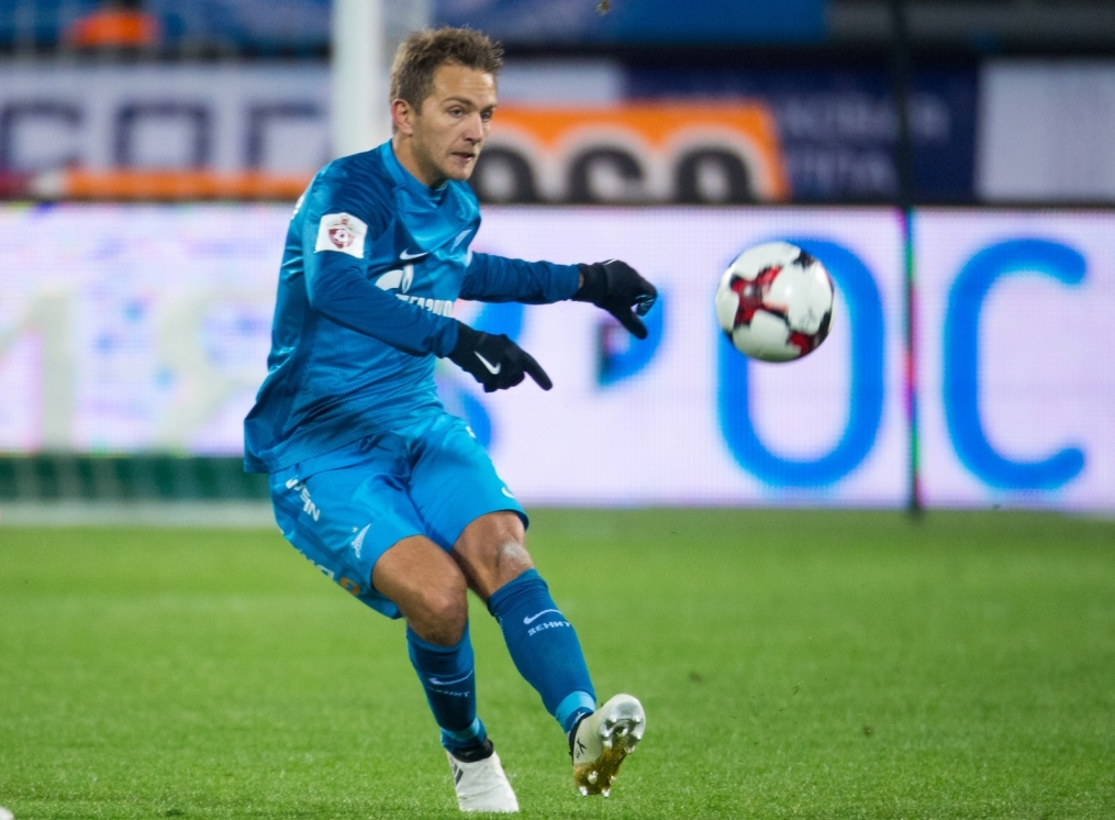 РОСГОССТРАХ-Чемпионат России 2016/17, 12 тур, «Зенит» — «Томь»