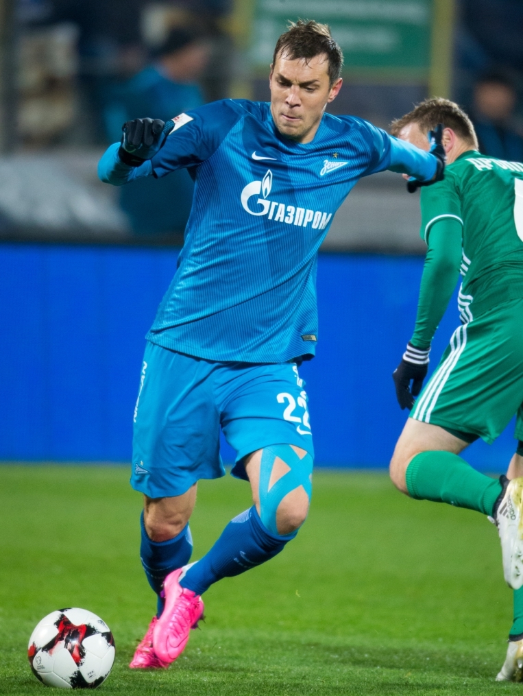 РОСГОССТРАХ-Чемпионат России 2016/17, 12 тур, «Зенит» — «Томь»