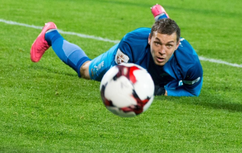 РОСГОССТРАХ-Чемпионат России 2016/17, 12 тур, «Зенит» — «Томь»