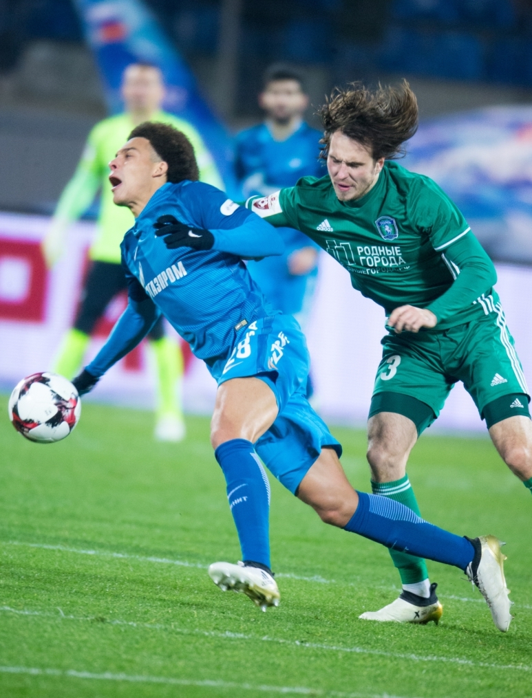 РОСГОССТРАХ-Чемпионат России 2016/17, 12 тур, «Зенит» — «Томь»