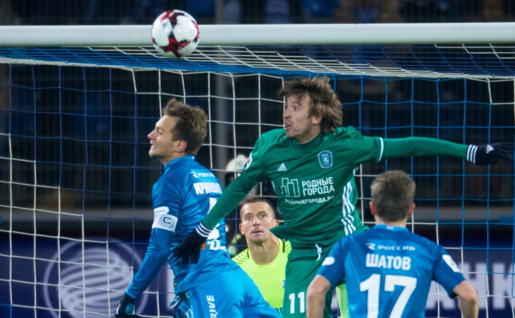 РОСГОССТРАХ-Чемпионат России 2016/17, 12 тур, «Зенит» — «Томь»