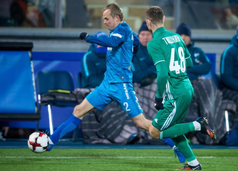 РОСГОССТРАХ-Чемпионат России 2016/17, 12 тур, «Зенит» — «Томь»