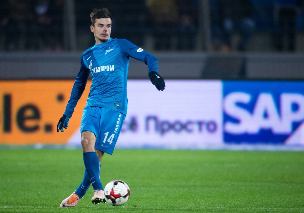 РОСГОССТРАХ-Чемпионат России 2016/17, 12 тур, «Зенит» — «Томь»