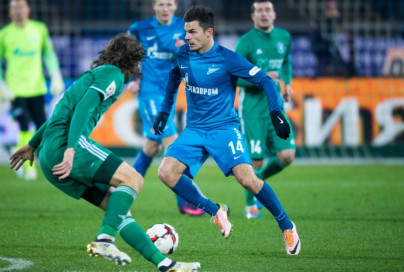 РОСГОССТРАХ-Чемпионат России 2016/17, 12 тур, «Зенит» — «Томь»