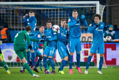 РОСГОССТРАХ-Чемпионат России 2016/17, 12 тур, «Зенит» — «Томь»