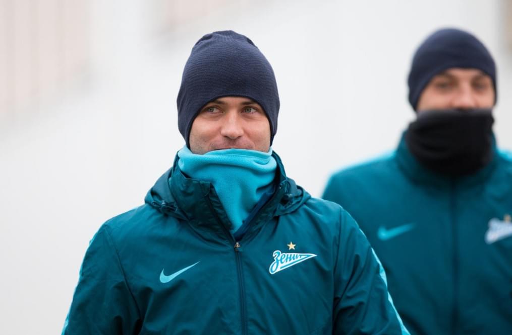 Открытая тренировка «Зенита» перед матчем Лига Европы УЕФА с «Дандолком»