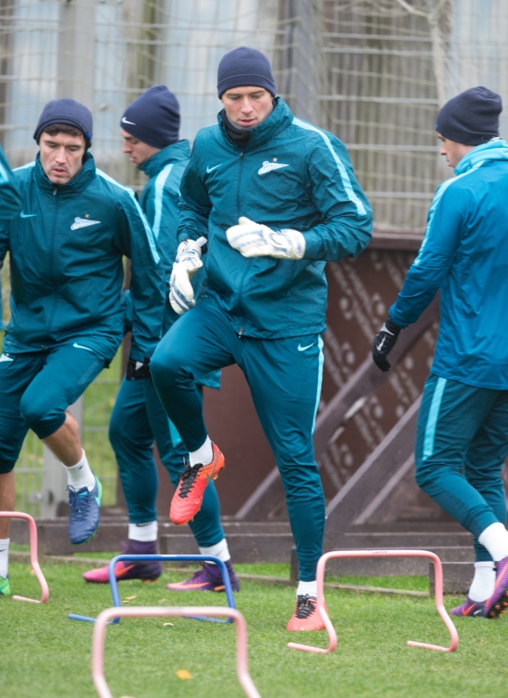 Открытая тренировка «Зенита» перед матчем Лига Европы УЕФА с «Дандолком»