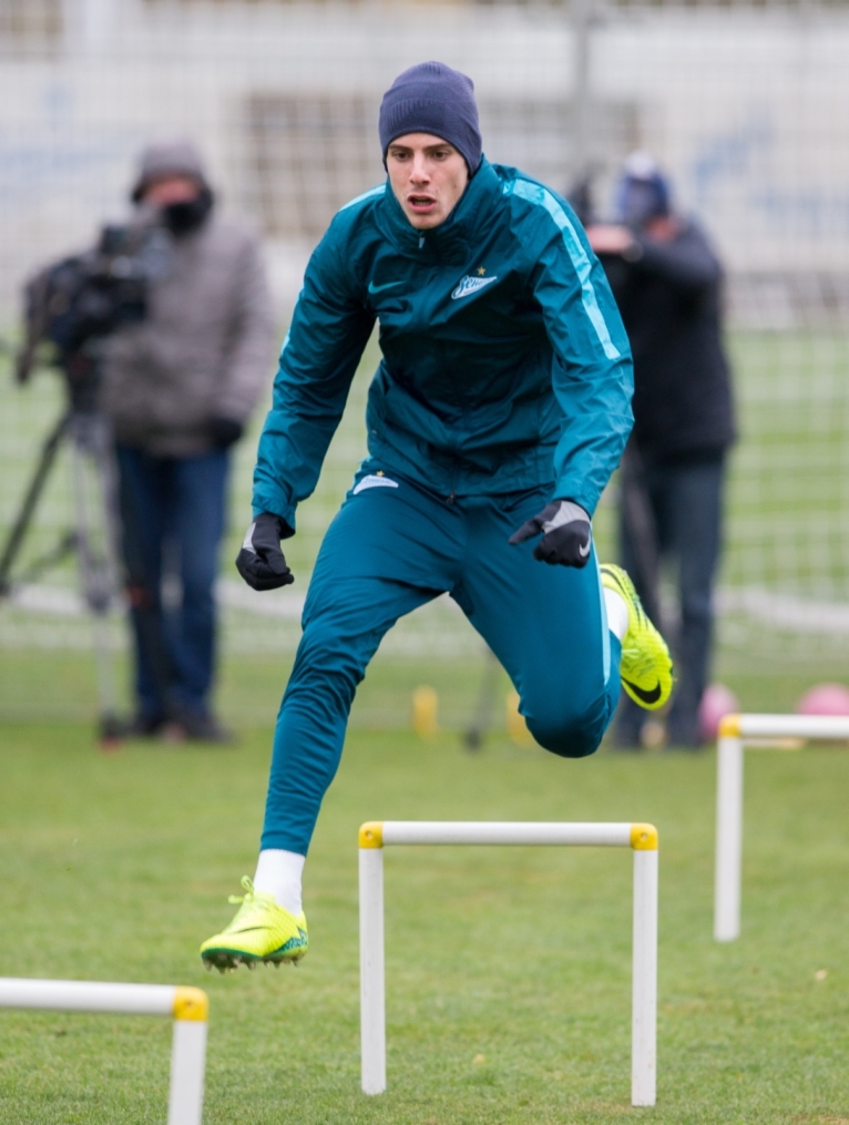 Открытая тренировка «Зенита» перед матчем Лига Европы УЕФА с «Дандолком»