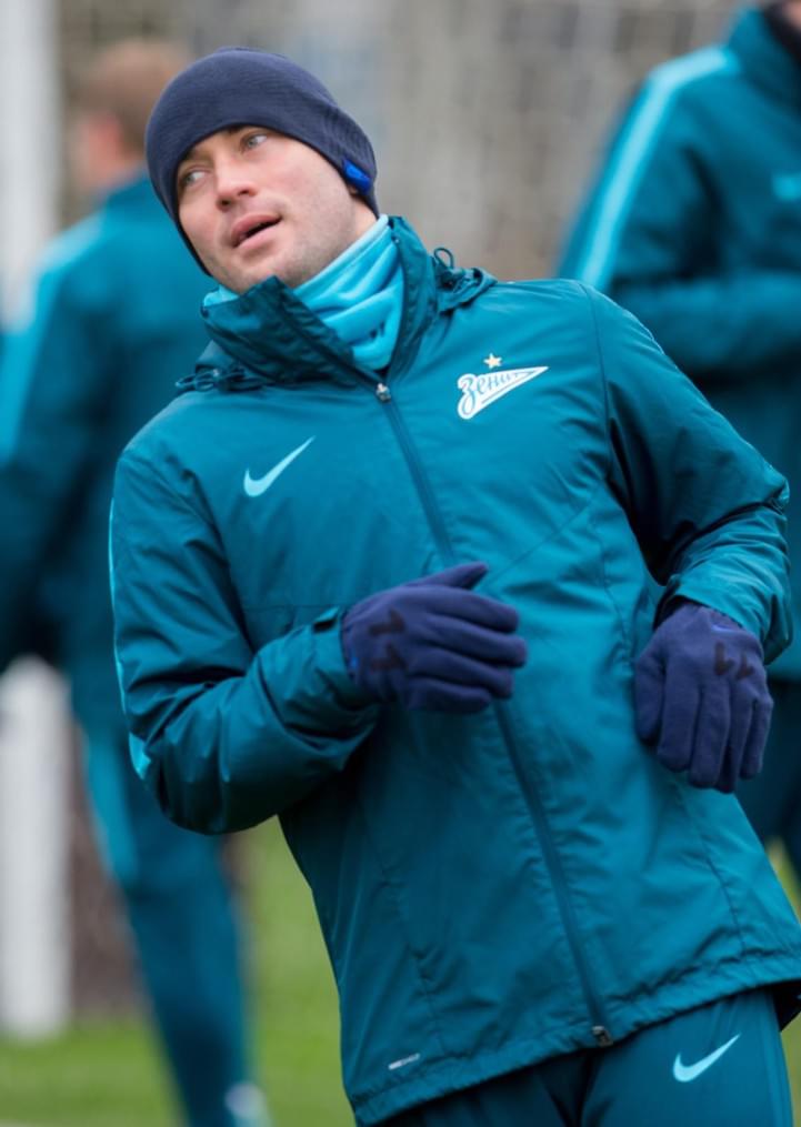 Открытая тренировка «Зенита» перед матчем Лига Европы УЕФА с «Дандолком»