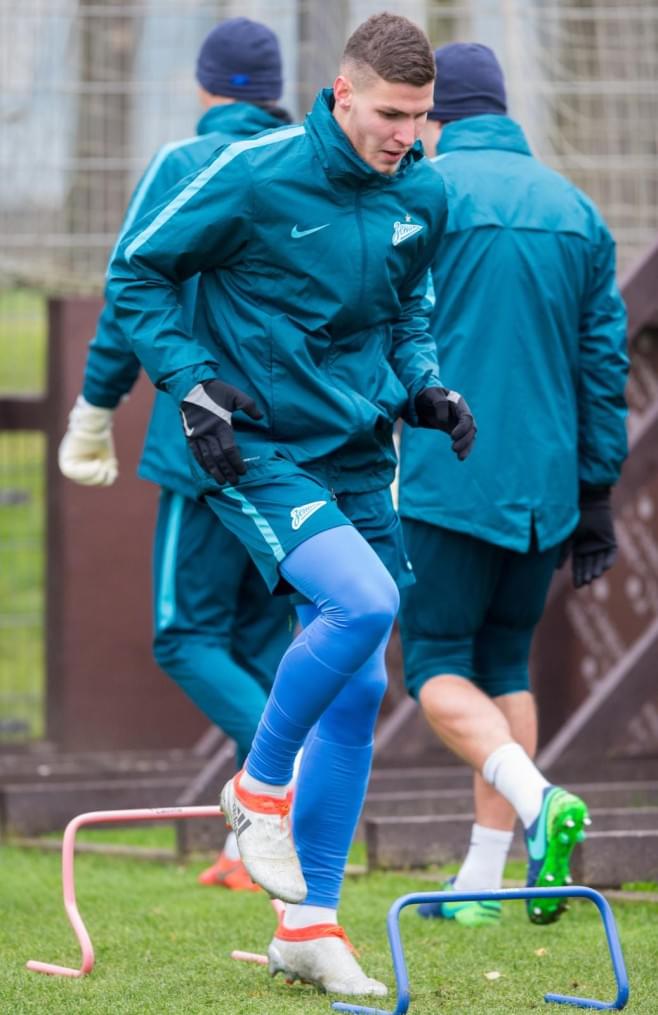 Открытая тренировка «Зенита» перед матчем Лига Европы УЕФА с «Дандолком»