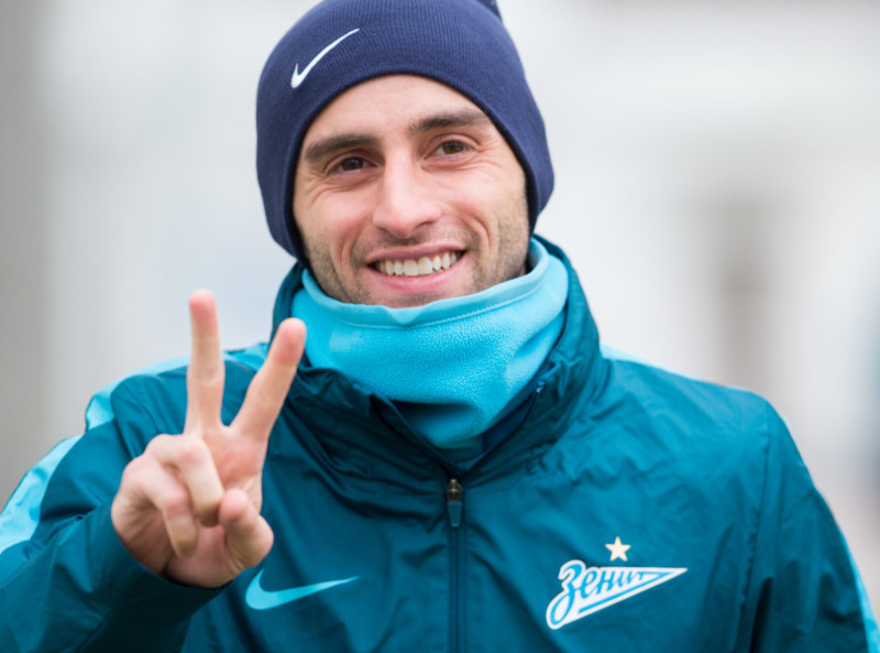 Открытая тренировка «Зенита» перед матчем Лига Европы УЕФА с «Дандолком»