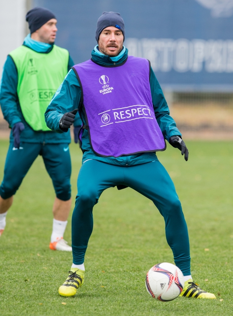 Открытая тренировка «Зенита» перед матчем Лига Европы УЕФА с «Дандолком»