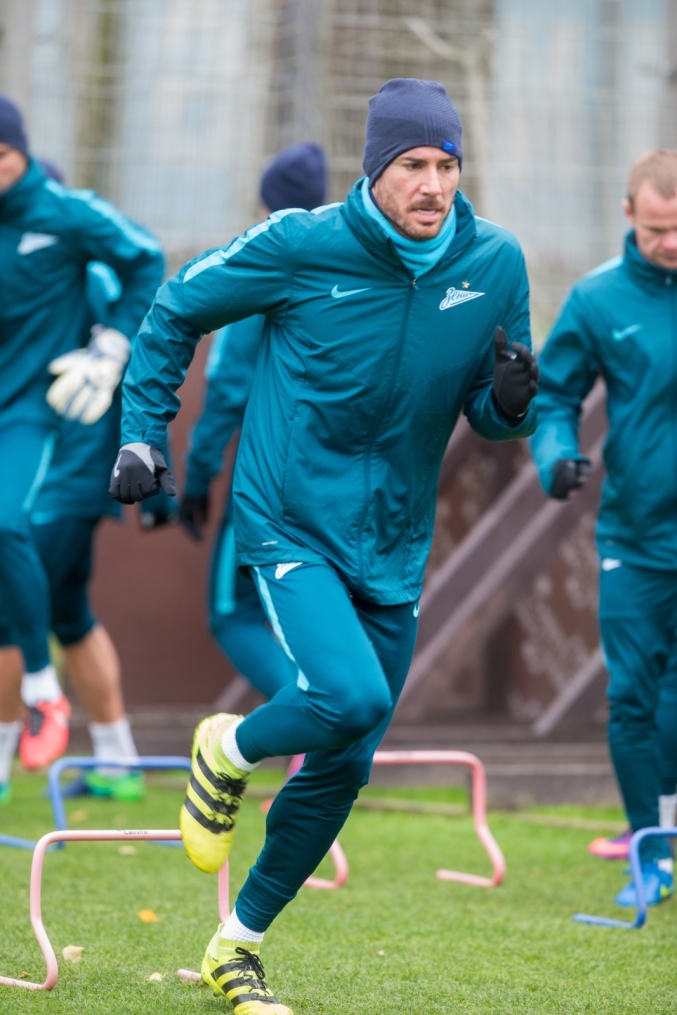 Открытая тренировка «Зенита» перед матчем Лига Европы УЕФА с «Дандолком»