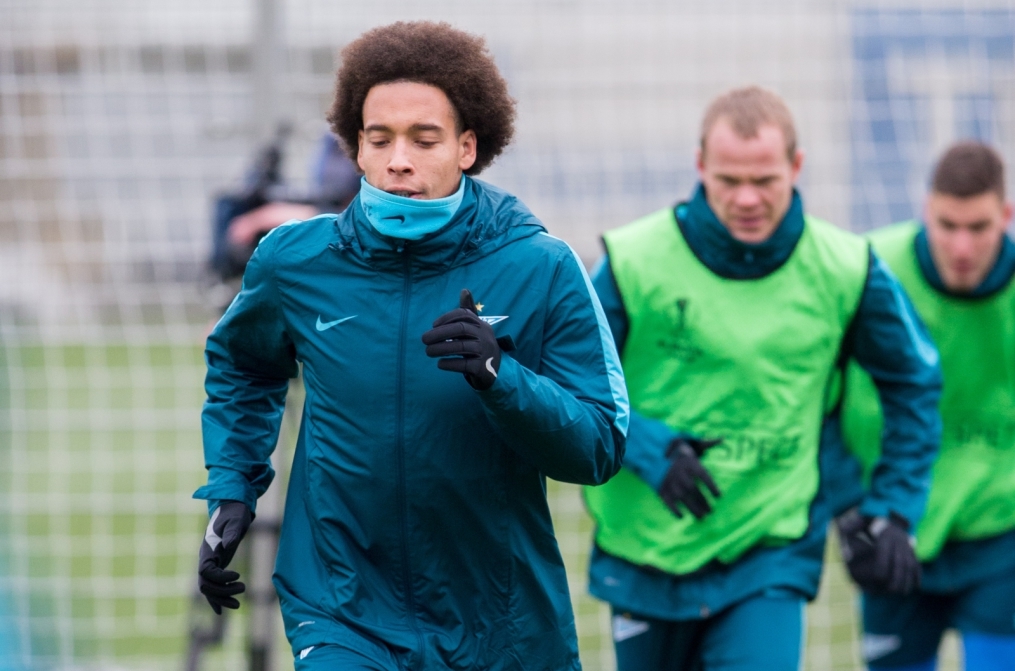 Открытая тренировка «Зенита» перед матчем Лига Европы УЕФА с «Дандолком»