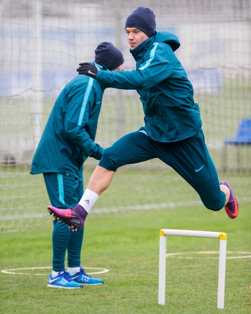 Открытая тренировка «Зенита» перед матчем Лига Европы УЕФА с «Дандолком»