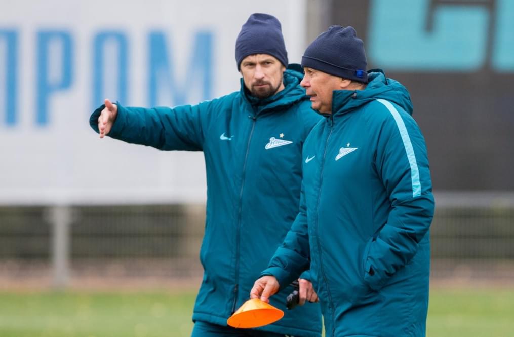 Открытая тренировка «Зенита» перед матчем Лига Европы УЕФА с «Дандолком»