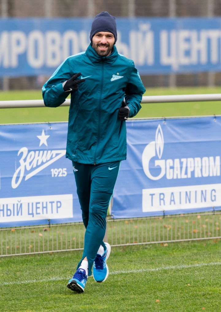 Открытая тренировка «Зенита» перед матчем Лига Европы УЕФА с «Дандолком»