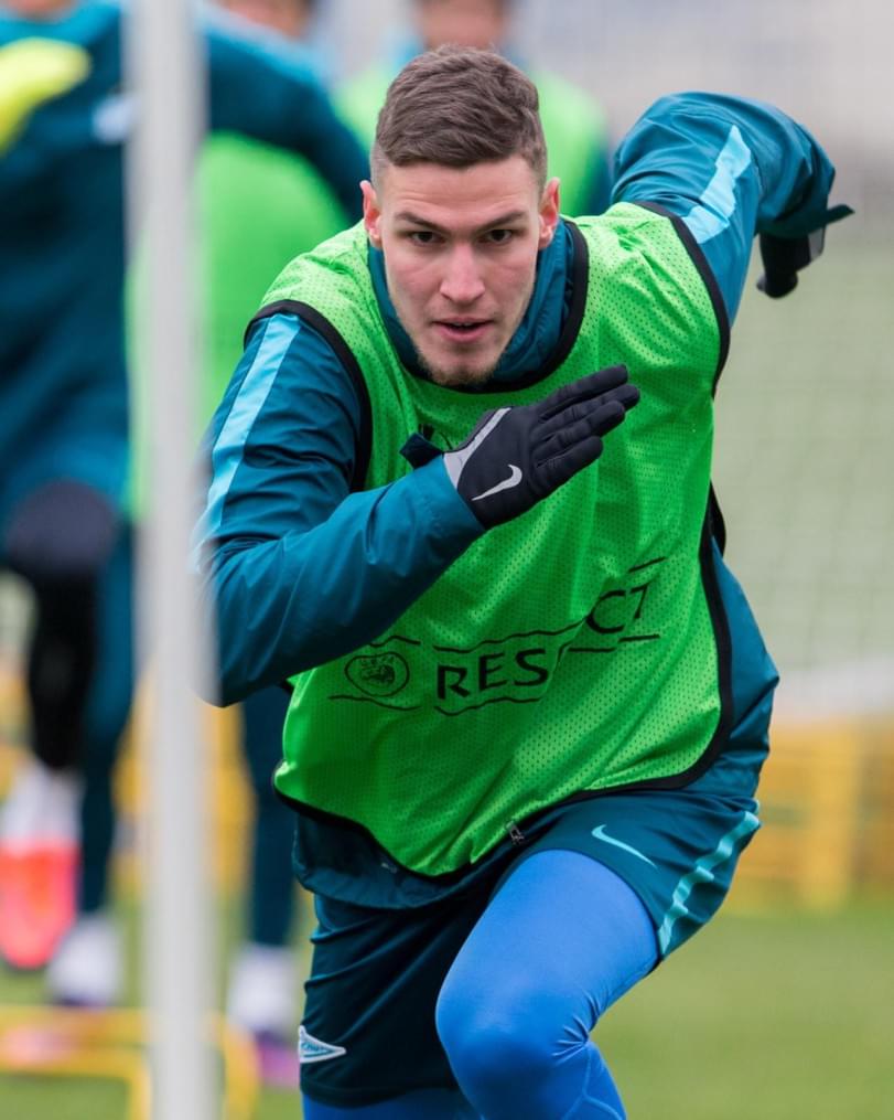 Открытая тренировка «Зенита» перед матчем Лига Европы УЕФА с «Дандолком»