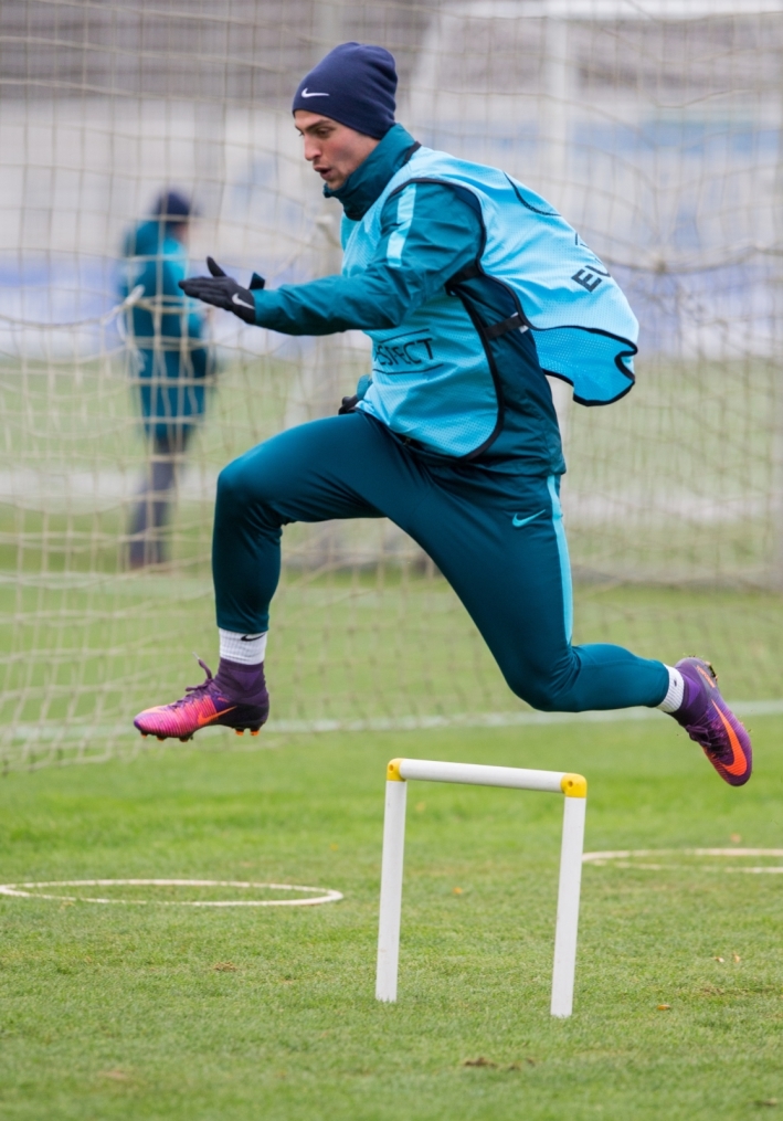 Открытая тренировка «Зенита» перед матчем Лига Европы УЕФА с «Дандолком»