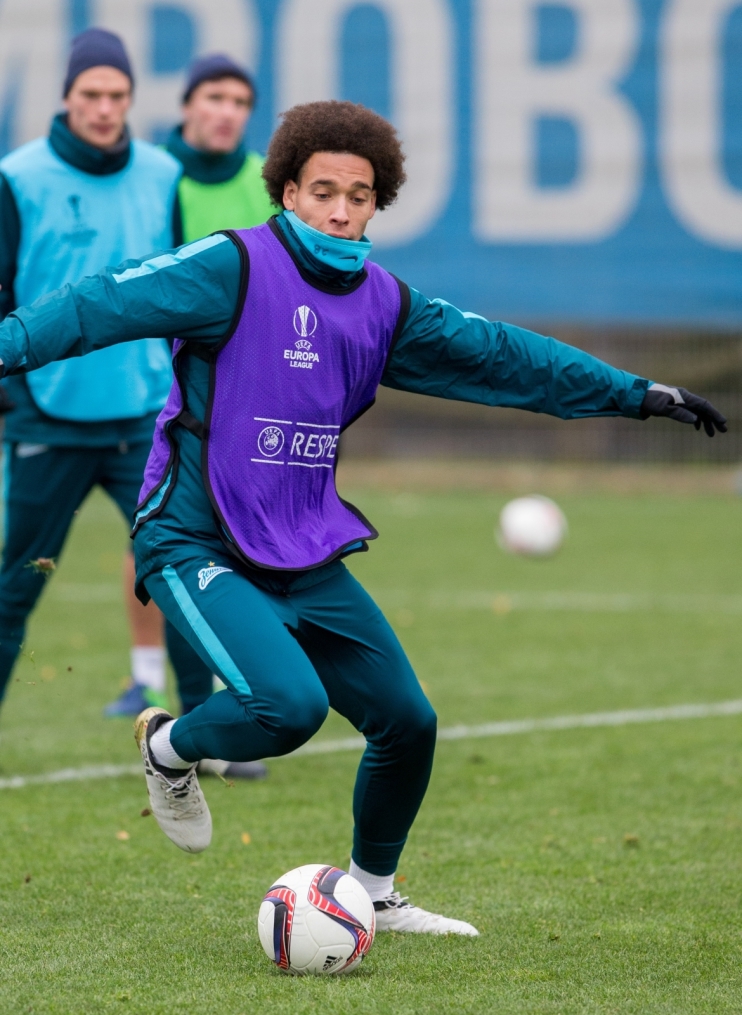 Открытая тренировка «Зенита» перед матчем Лига Европы УЕФА с «Дандолком»