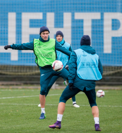 Открытая тренировка «Зенита» перед матчем Лига Европы УЕФА с «Дандолком»