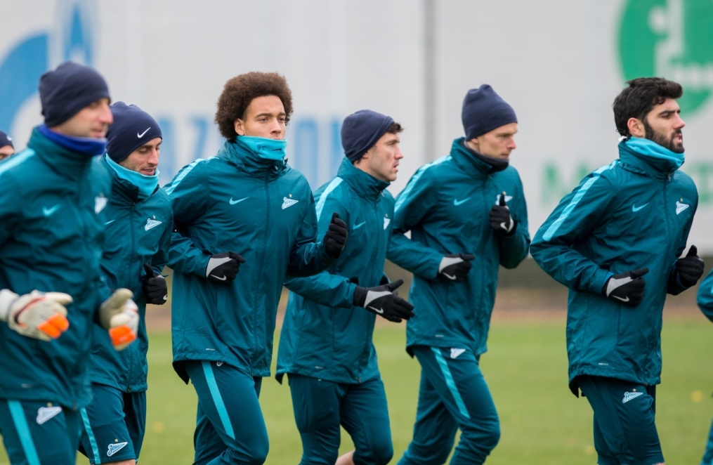 Открытая тренировка «Зенита» перед матчем Лига Европы УЕФА с «Дандолком»