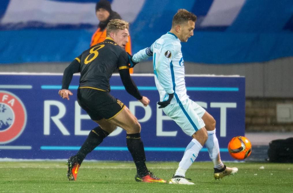 Лига Европы УЕФА 2016/17, 4-й тур, «Зенит» — «Дандолк»