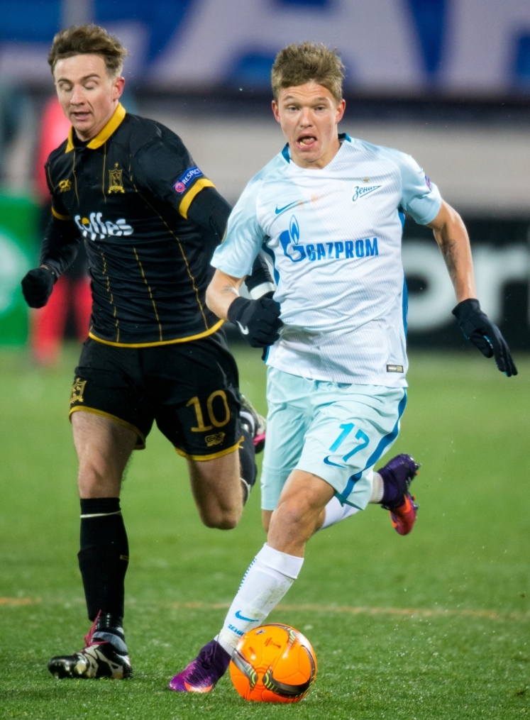 Лига Европы УЕФА 2016/17, 4-й тур, «Зенит» — «Дандолк»