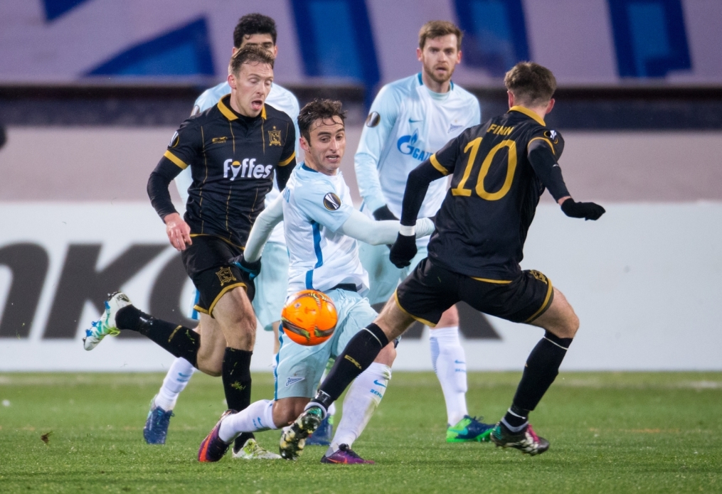 Лига Европы УЕФА 2016/17, 4-й тур, «Зенит» — «Дандолк»