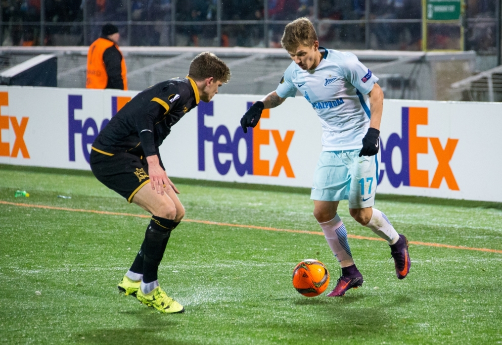 Лига Европы УЕФА 2016/17, 4-й тур, «Зенит» — «Дандолк»