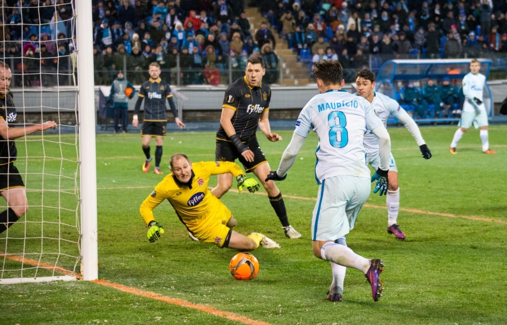 Лига Европы УЕФА 2016/17, 4-й тур, «Зенит» — «Дандолк»