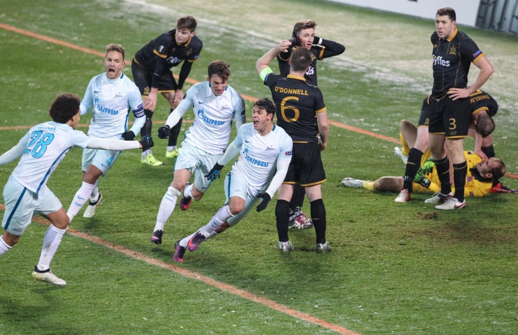 Лига Европы УЕФА 2016/17, 4-й тур, «Зенит» — «Дандолк»