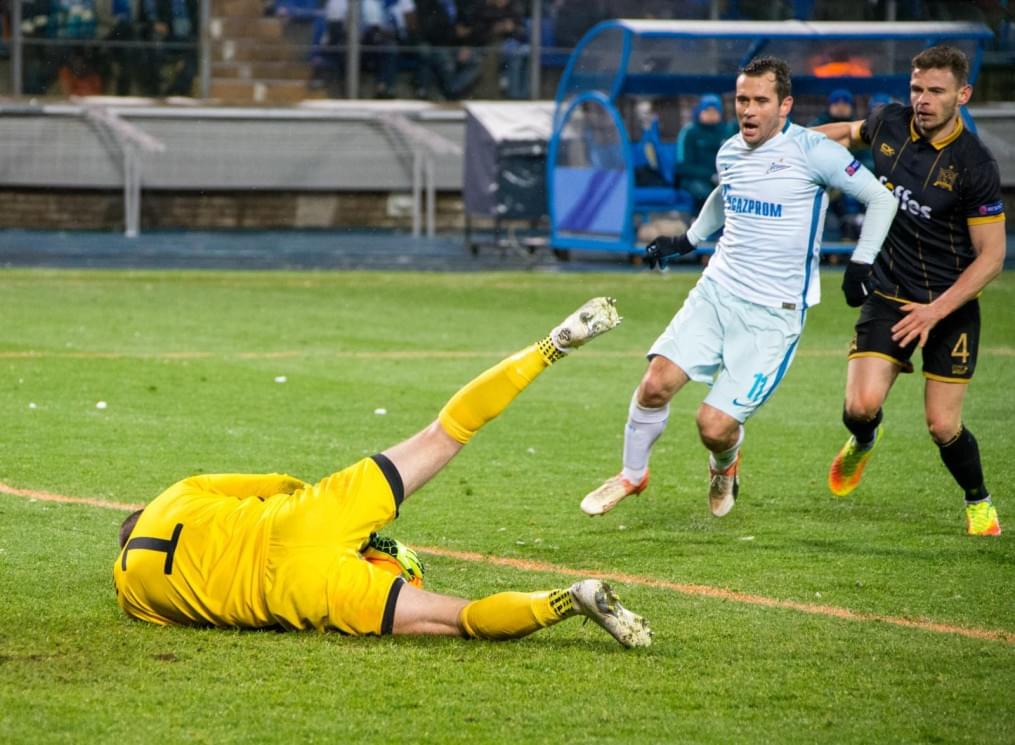 Лига Европы УЕФА 2016/17, 4-й тур, «Зенит» — «Дандолк»