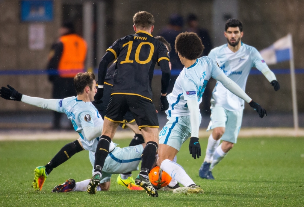 Лига Европы УЕФА 2016/17, 4-й тур, «Зенит» — «Дандолк»