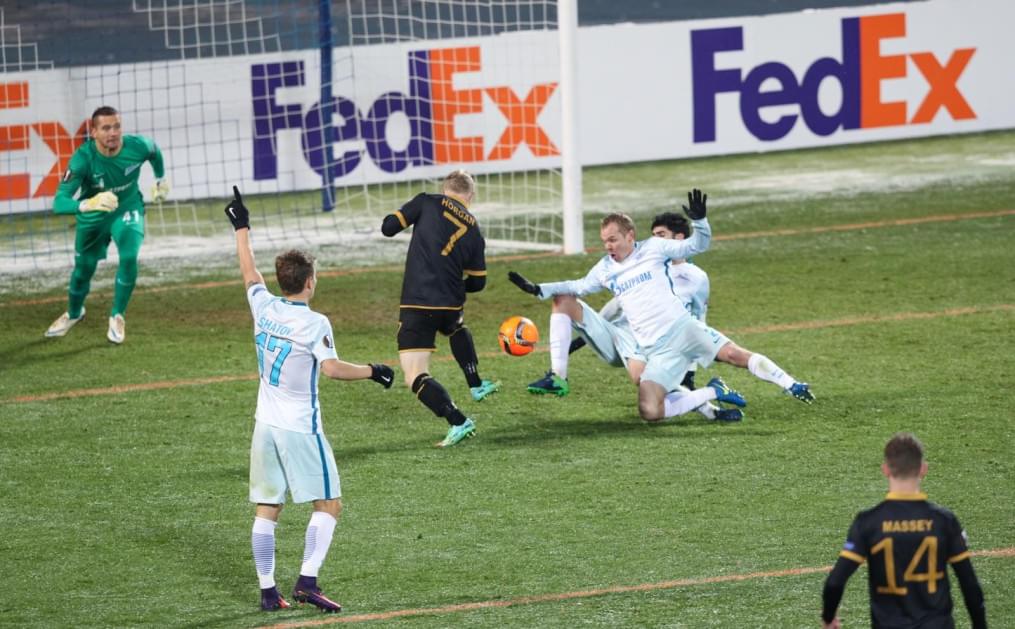 Лига Европы УЕФА 2016/17, 4-й тур, «Зенит» — «Дандолк»