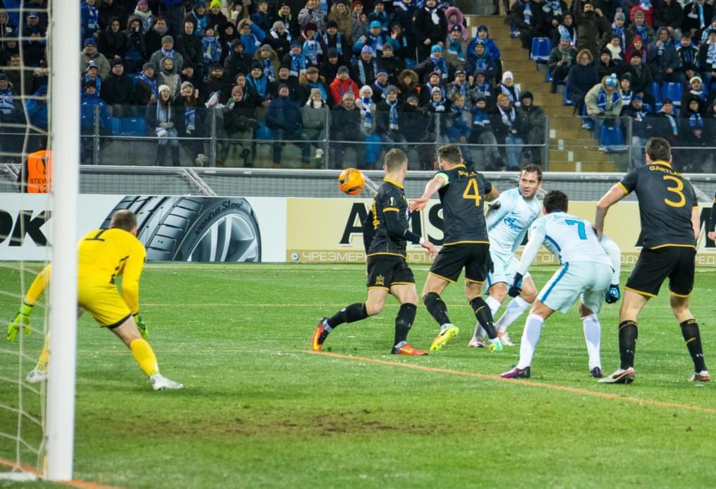 Лига Европы УЕФА 2016/17, 4-й тур, «Зенит» — «Дандолк»