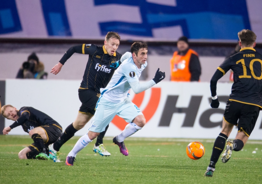 Лига Европы УЕФА 2016/17, 4-й тур, «Зенит» — «Дандолк»