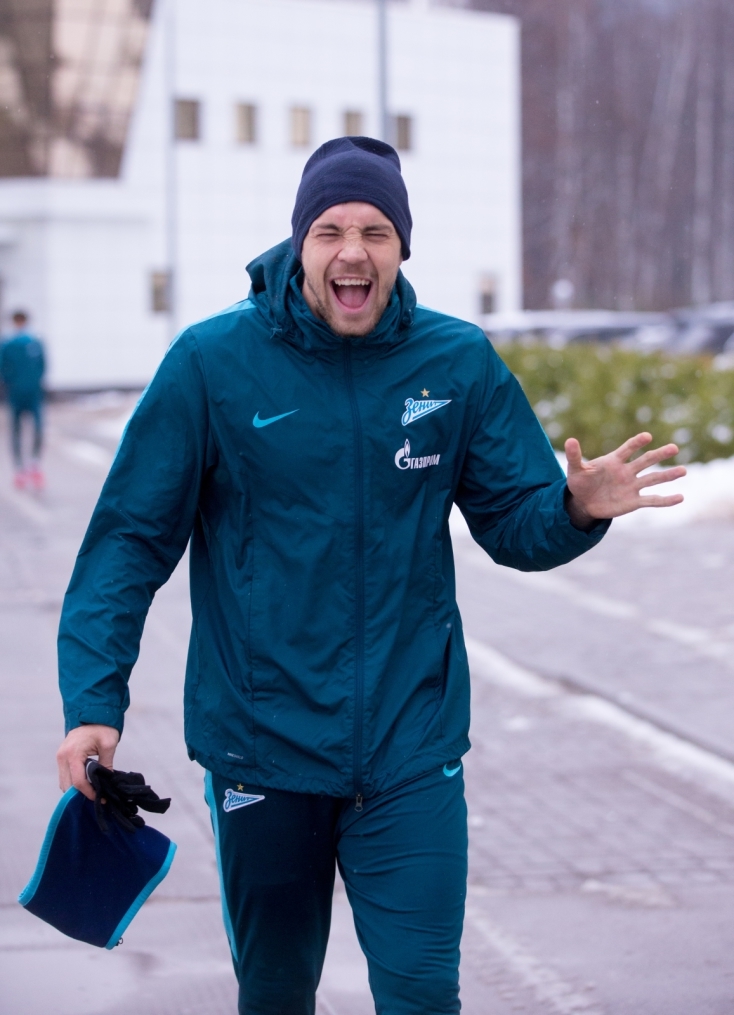 Открытая тренировка «Зенита» перед матчем с «Крыльями Советов»